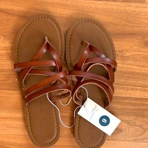 Universal Thread Goods Co Maritza Sandal Color Cognac Sandal Size 9 NIB Nvr worn